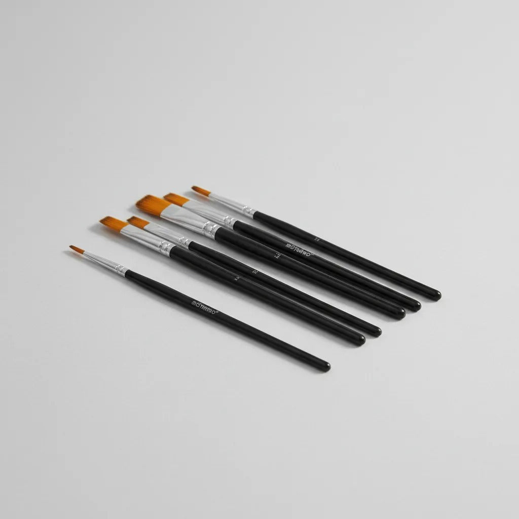 Set 6 Pinceles Acrílico Suaves 24 cm