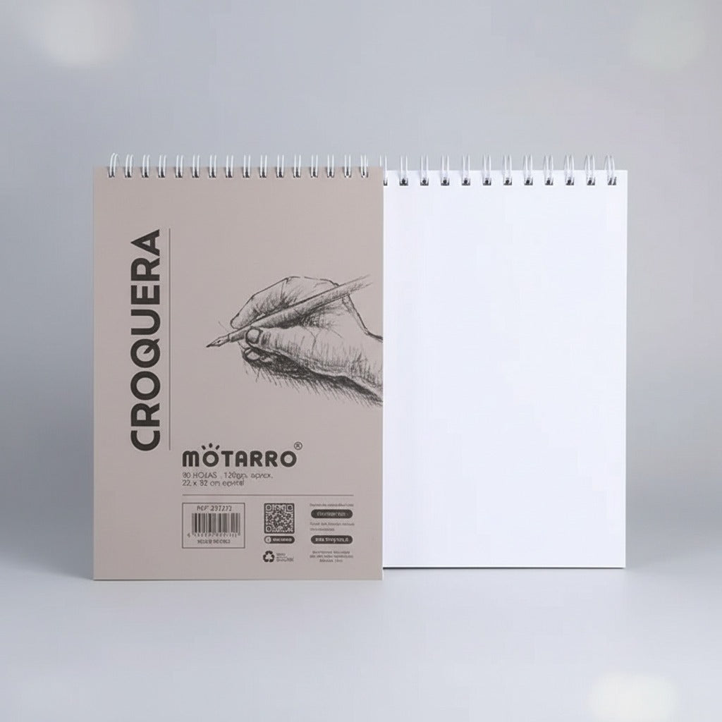 Croquera Escolar 50 Hojas  21x16 cm