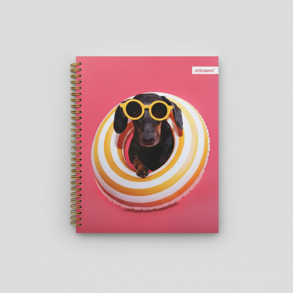 Cuaderno Universitario Mascotas 21x25 cm 100 hojas