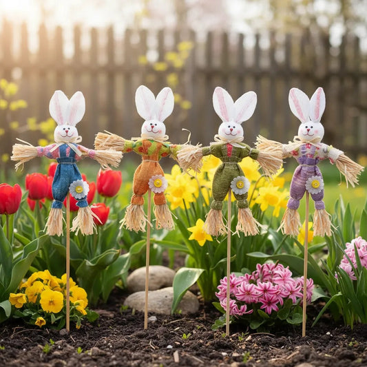 Espantapájaros Conejo de Pascua Decoración  40x20 cm