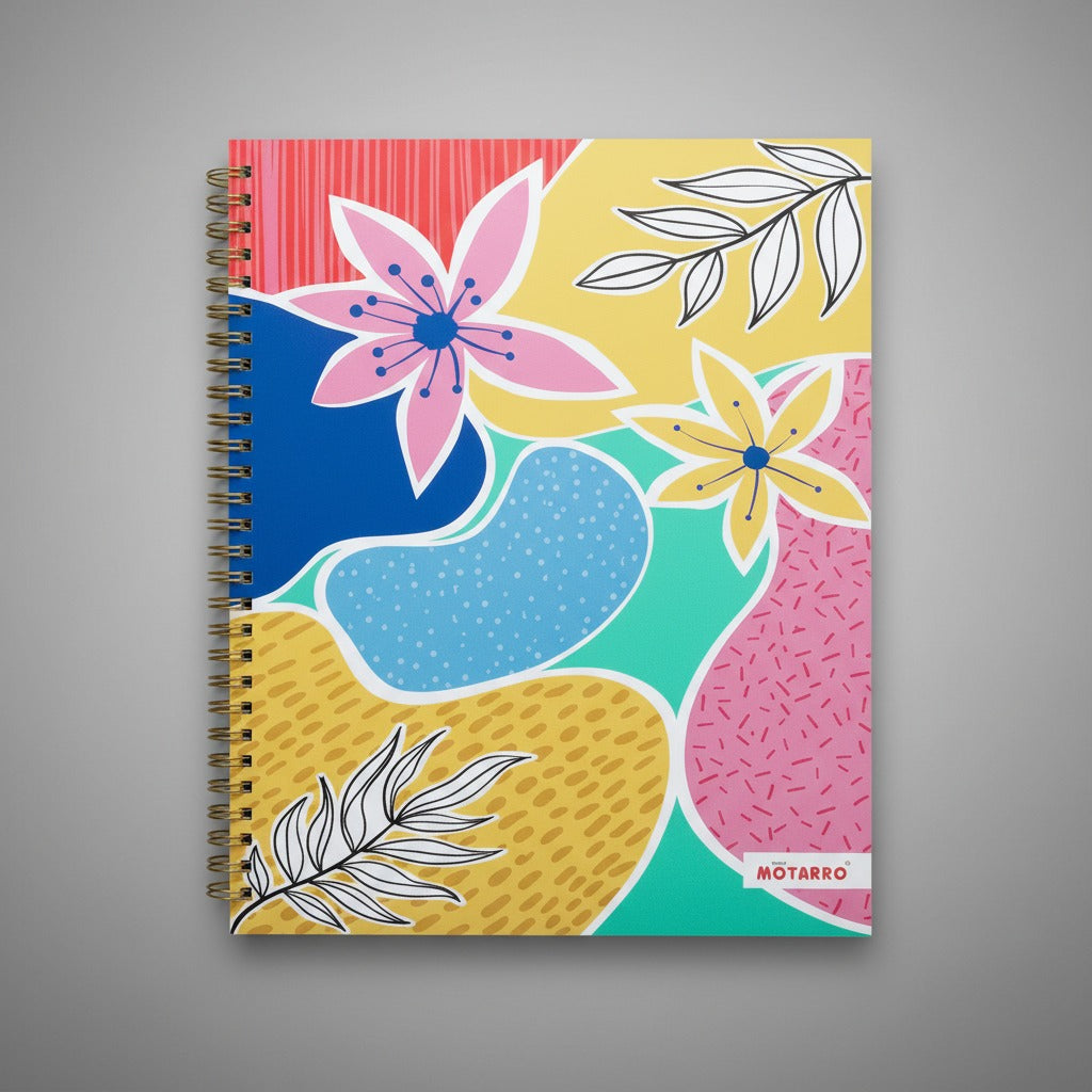 Cuaderno Universitario Naturaleza Abstracto 21x25 cm 100 hojas