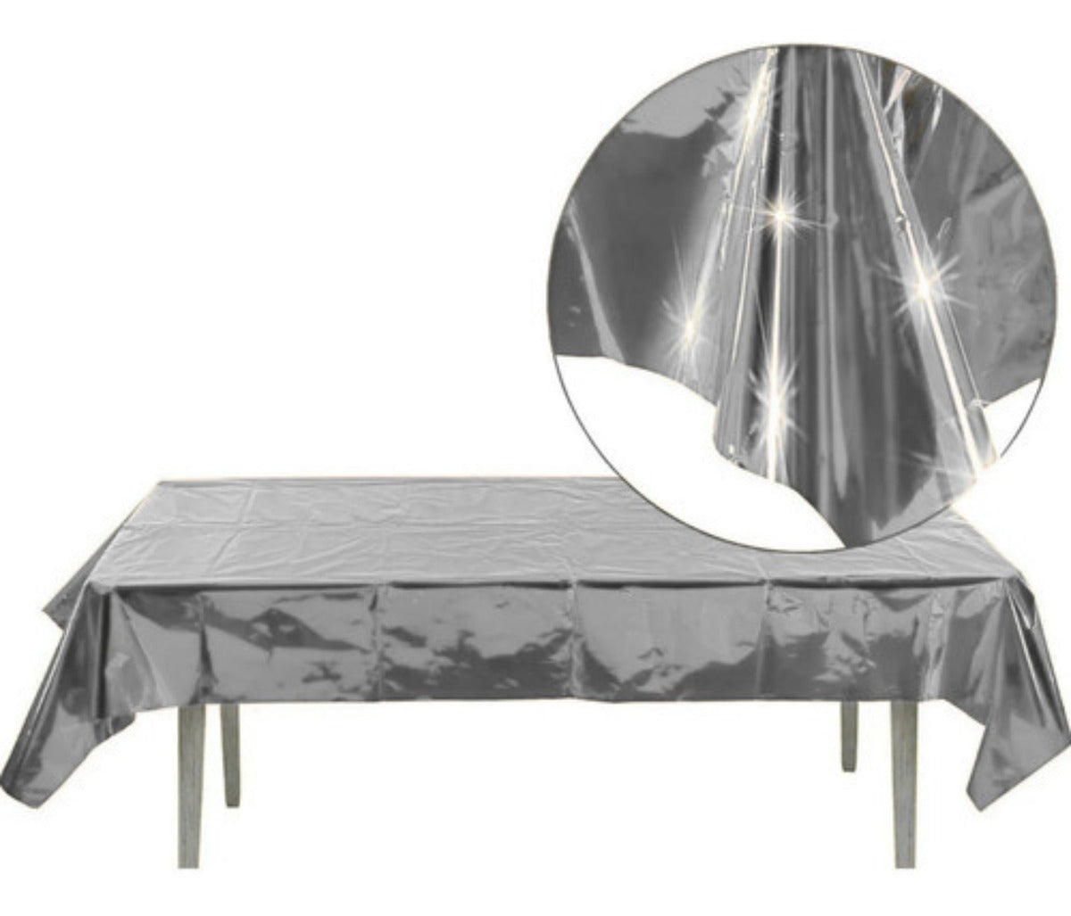 Manteles Metálicos 137x183 Cm Cumpleaños Variedades