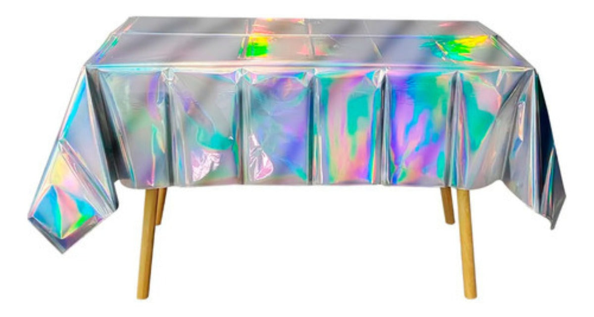 Manteles Metálicos 137x183 Cm Cumpleaños Variedades