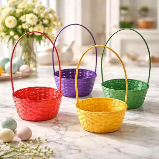 Canasta Para Huevos De Pascua Colores 35x20 Cm