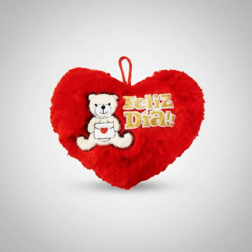 Cojín Peluche Corazón 20 Cm Rojo Diseños San Valentín