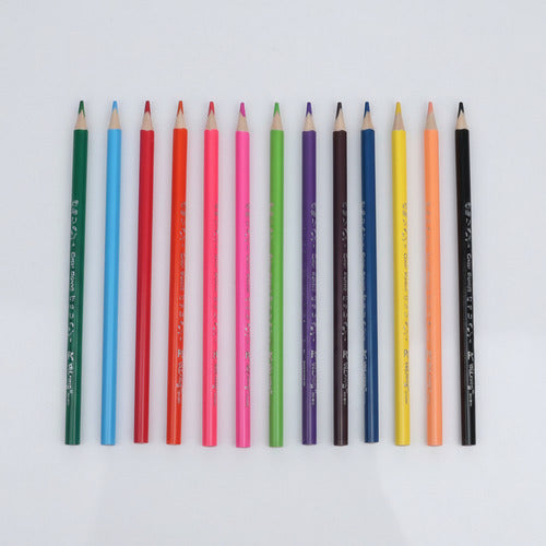 Caja Lápices De Colores 12 Unidades 17,5 Cm