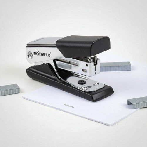 Corchetera Mini Metálica Con 1000 Grapas Útil Escolar