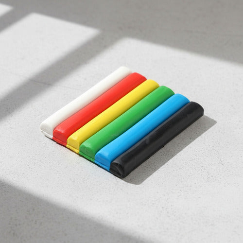 Set Plastilina 6 Colores No Tóxica Escolar 70g