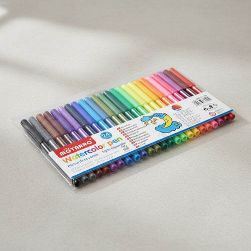 Lápices Scripto Marcador Lavable 24 Colores Útil Escolar