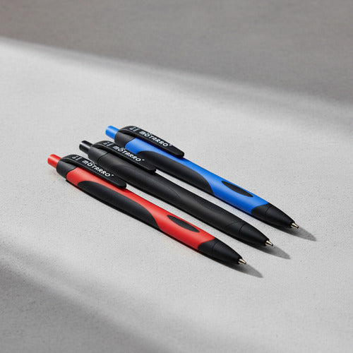 Set 3 Lápices Pasta Retráctil 0.7 mm Colores