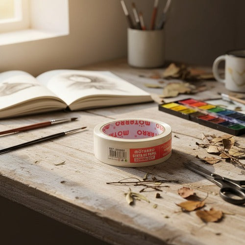Cinta Masking Tape 48mmx30m Útil Escolar