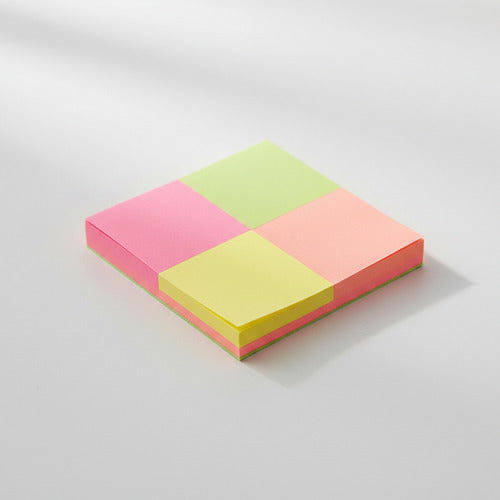 Taco De Notas Adhesivas 100 Hojas 76mm Colores