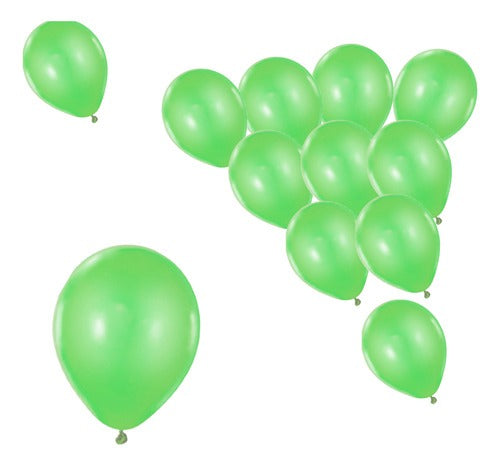 Globos De Látex Liso 25 cm  25 Unidades Variedades