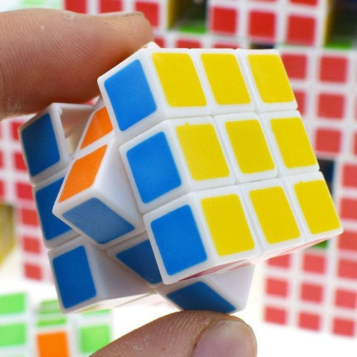 Cubo Rubik 3x3 cm 12 Unidades