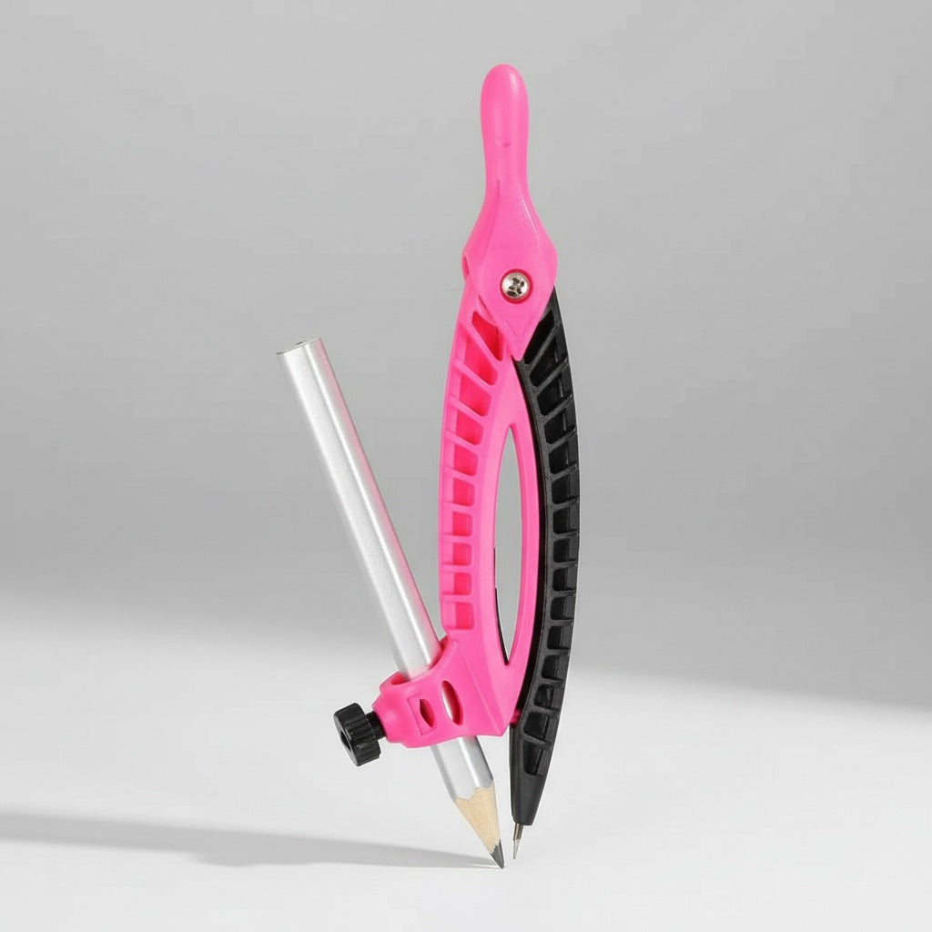 Compás Escolar Con Estuche Y Lápiz