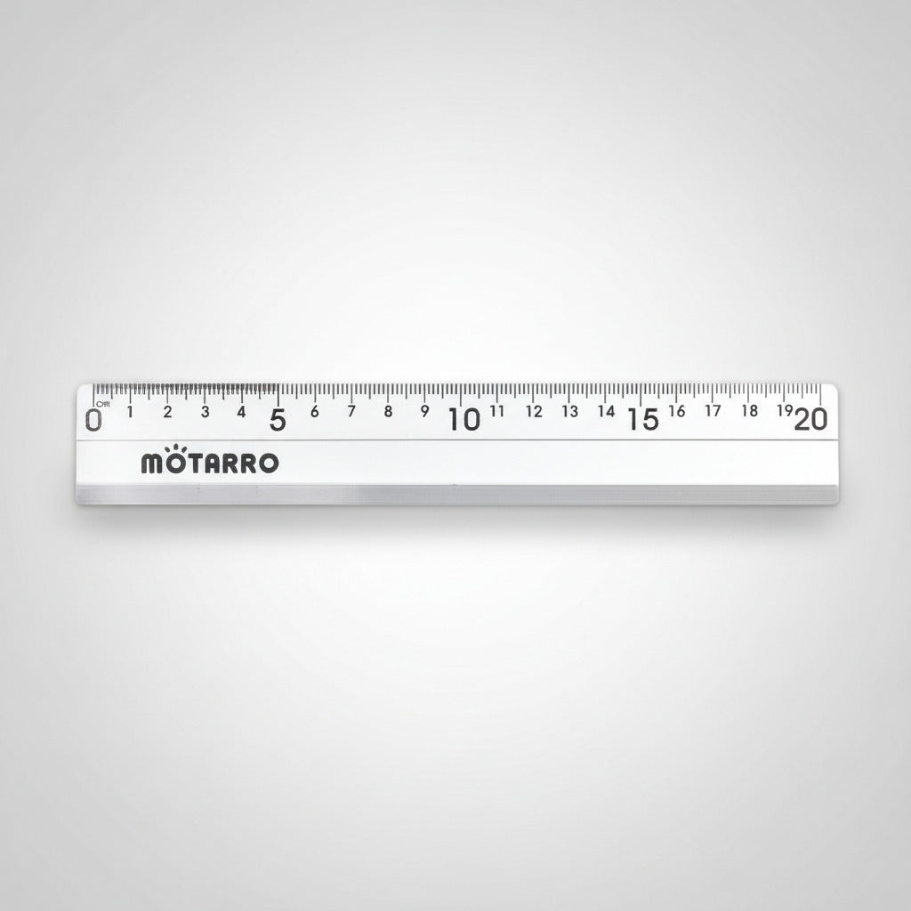Regla de Aluminio 20 Cm Útil Escolar