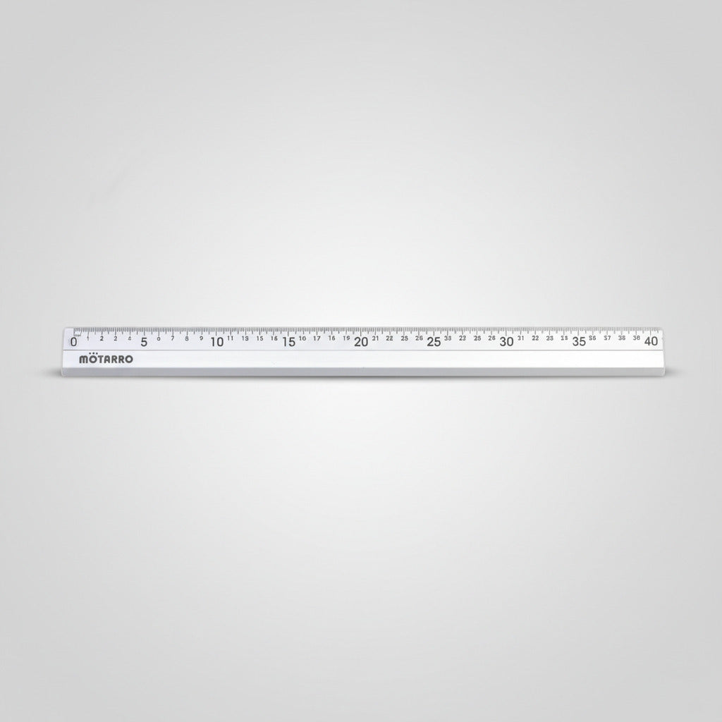 Regla de Aluminio 40 Cm Útil Escolar