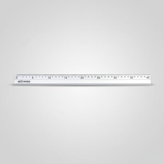 Regla de Aluminio 40 Cm Útil Escolar