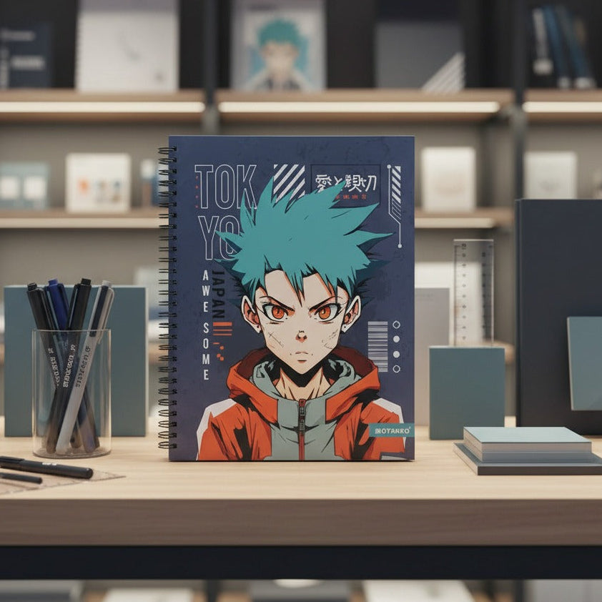 Cuaderno Universitario Estilo Anime 21x25 cm 100 hojas