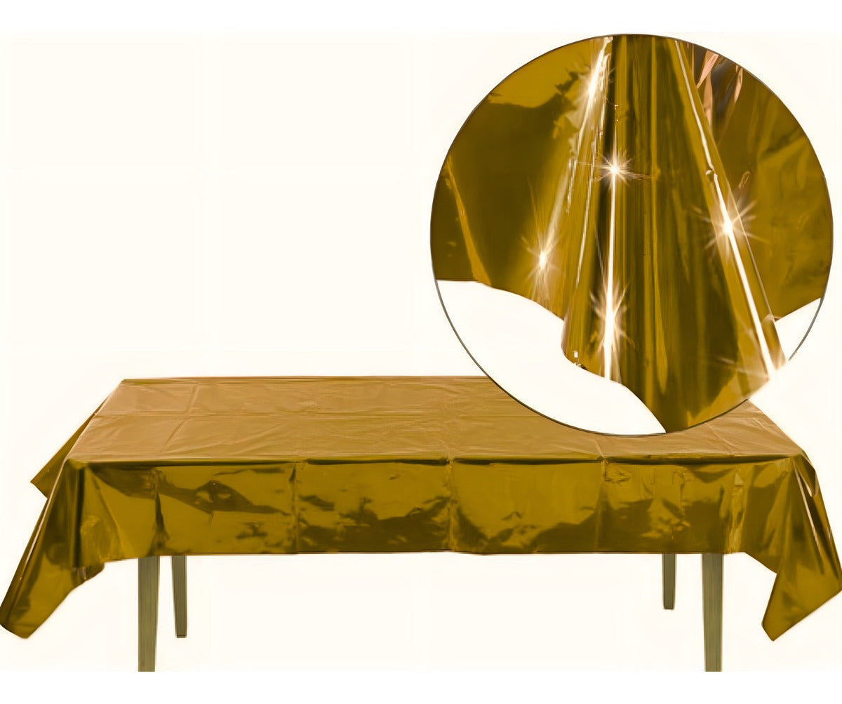 Manteles Metálicos 137x183 Cm Cumpleaños Variedades