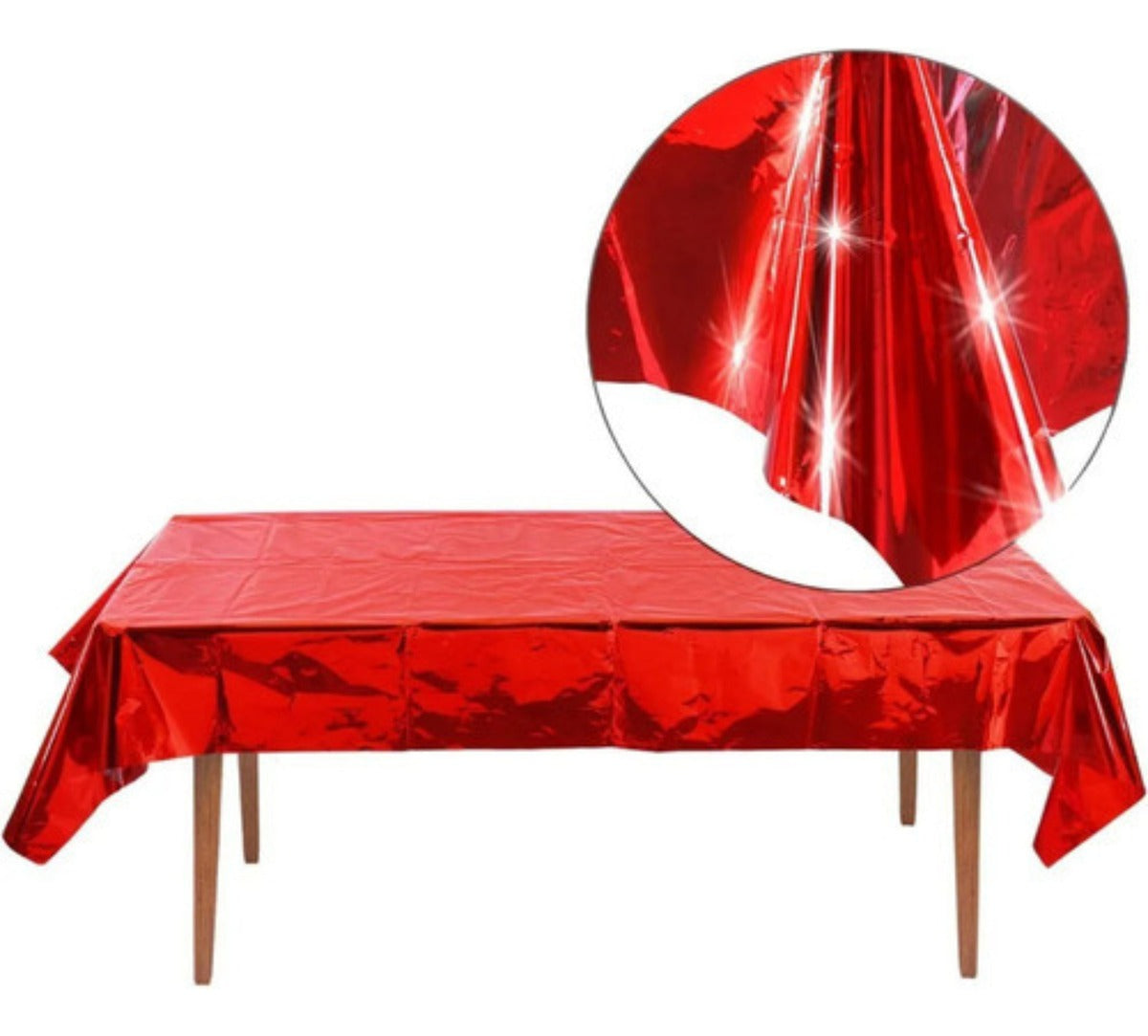 Manteles Metálicos 137x183 Cm Cumpleaños Variedades